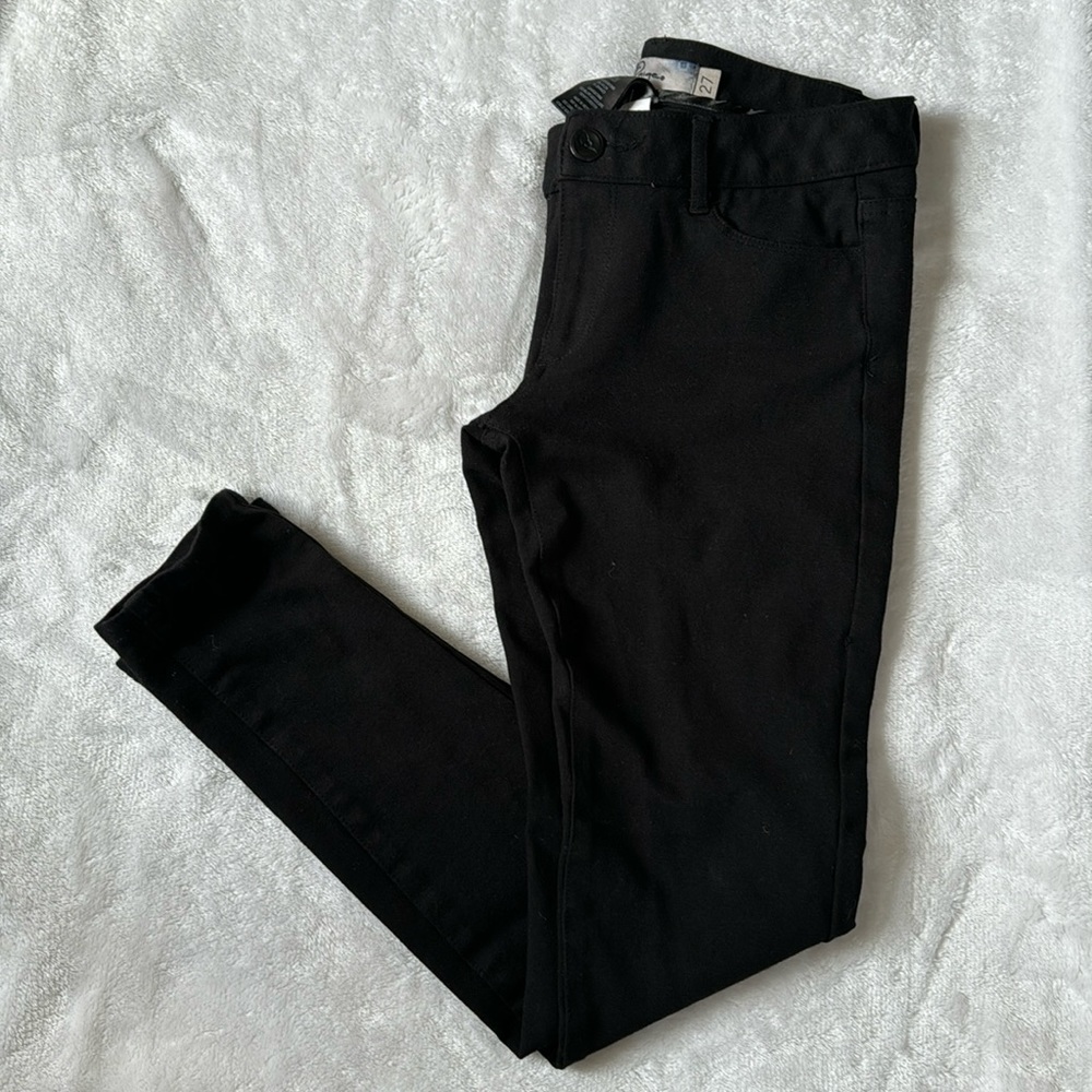Paige Premium Denim Black Skinny Pants